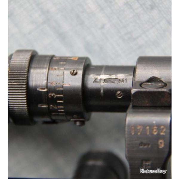 Ensemble allemand ww2 lunette zf41 et montage num�rot� attribu�