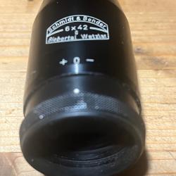 Lunette Schmidt&Bender 6 42 avec montage amovible pour rail picatinny