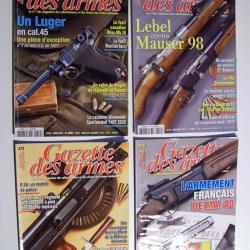 lot 4 revue gazette des armes  No 414 / 419 / 420 / 475