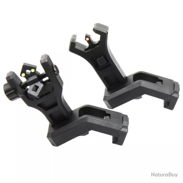 Hausse et Guidon D�port�s Rabattables Picatinny | TXC ARMEMENT