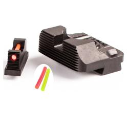 Hausse et Guidon Acier Fibre Optique Glock | TXC ARMEMENT