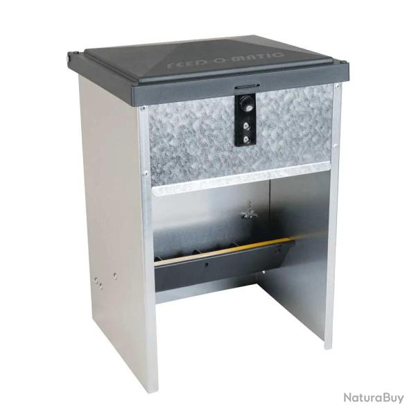 Mangeoire � tr�mie galvanis�e 5 kg pour volailles et canards