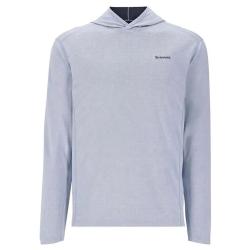 Tee shirt &agrave; capuche SIMMS BugStopper Hoody Steel Blue Heather