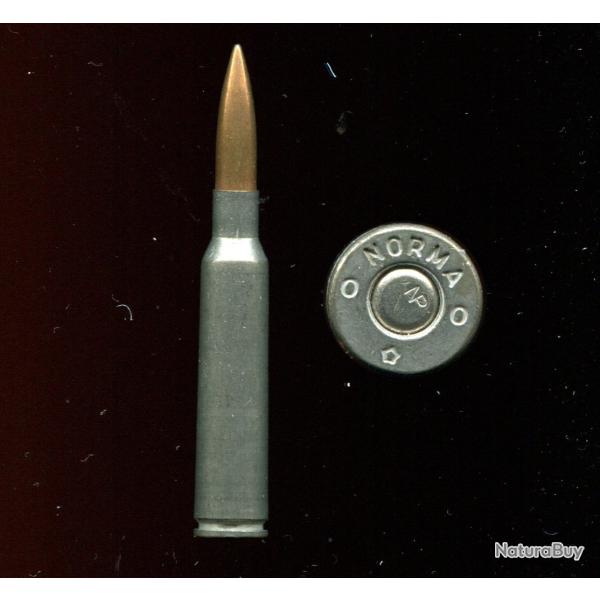 6.5 x 55 KRAG Mle 1894 (Mauser) - marquage : NORMA O * O - �tui laiton �tam� - balle cuivre pointue