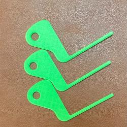 Lot de 3 Drapeau de chambre vide VERT  - .22 &agrave; .45 - 1 pi&egrave;ce mod&egrave;le PRO A1 PISTOLET