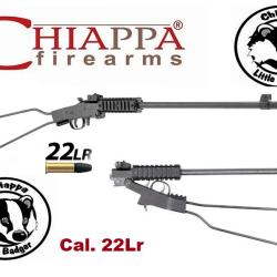 Carabine CHIAPPA // LITTLE  BADGER 22 LR mono-coup et Pliante