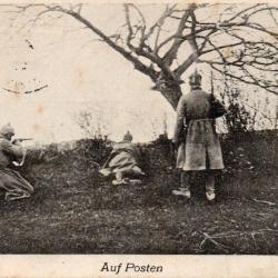 CPA- Soldat allemands Auf Posten -N&deg;7519