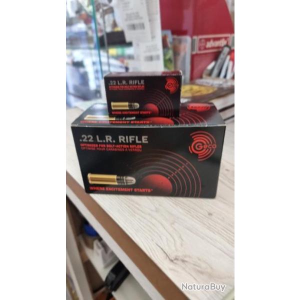 2 bteS de 500 balles 22 LR Geco 40 gr 2.6g x 10