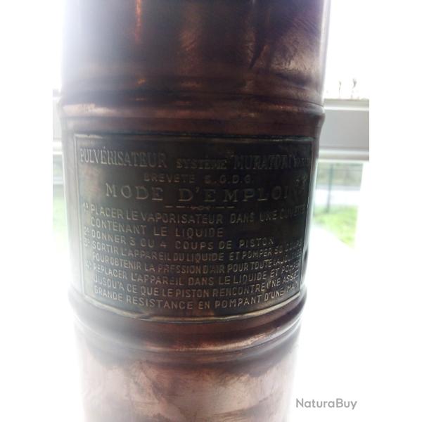 Pulvisateur ancien en cuivre