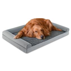 Panier orthop&eacute;dique pour chien taille XXL 135 x 91 x 18 cm soutien pour articulations rembourrage e