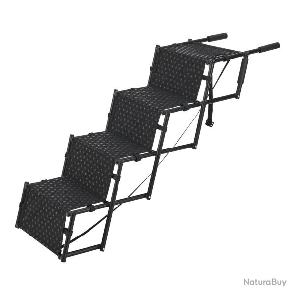 Rampe d'acc�s voiture pour chiens � 4 marches capacit� 55 kg 03_0008796