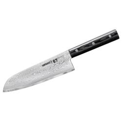 SUPER PROMO !! Couteau de Cuisine Damascus 67 Samura Santoku - SMSMD670094M