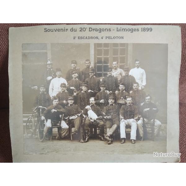 Photo ancienne 20e dragon 1899