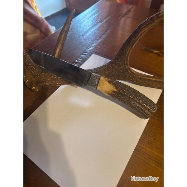 Couteau artisanal chasse cerf