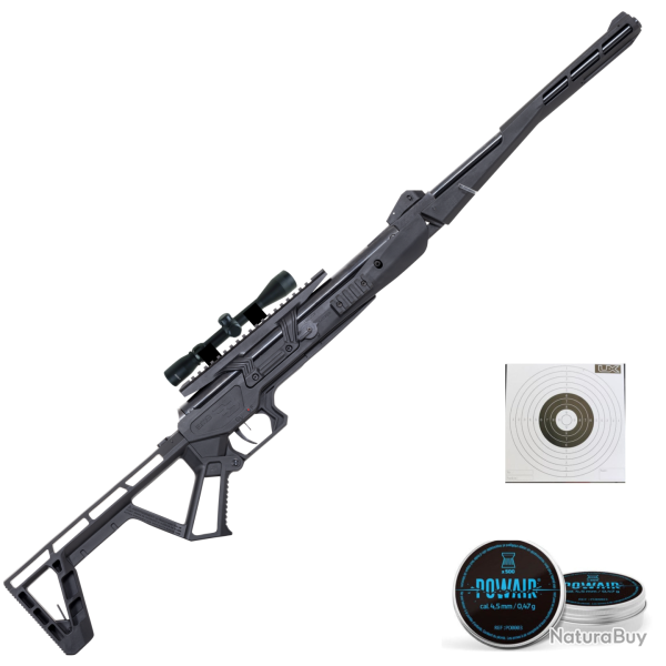 Pack Carabine � air Black Bunker BM8 - Cal.4.5 mm - Noir