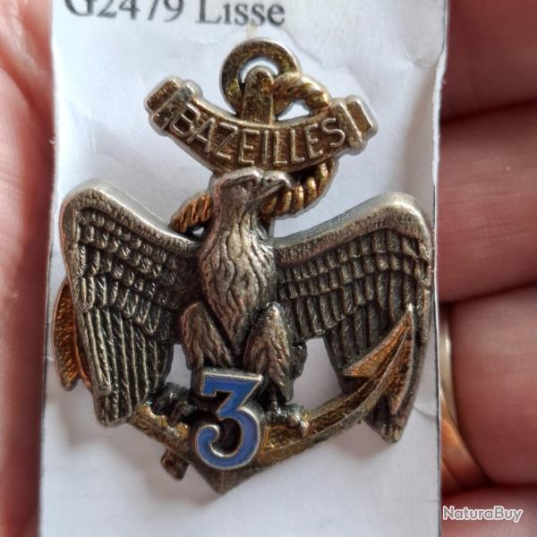 INSIGNE 3 REGIMENT INFANTERIE DE MARINE ( DELSART )