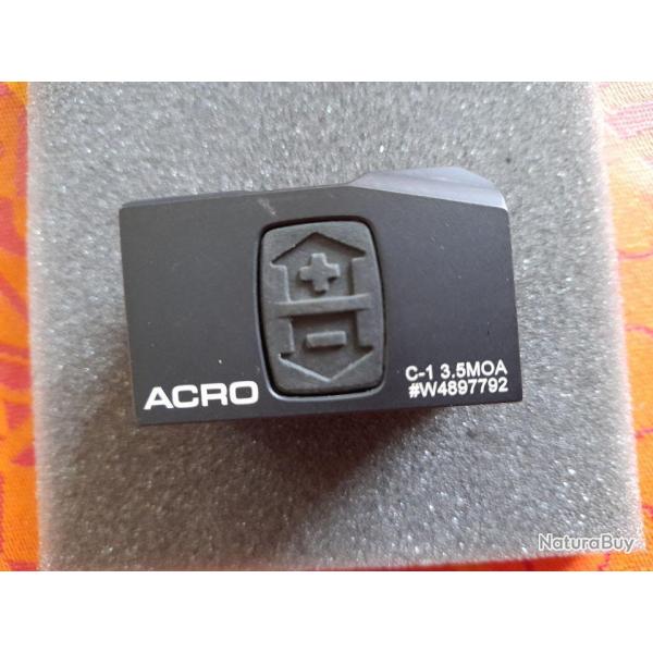 Point rouge AIMPOINT ACRO C-1 3,5 MOA  + embase WEAVER