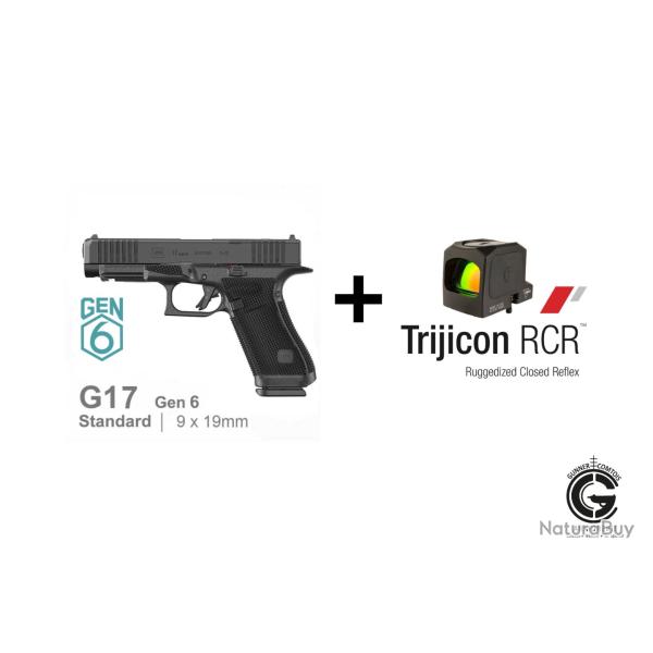 Pack Glock 17 GEN 6 et Trijicon RCR