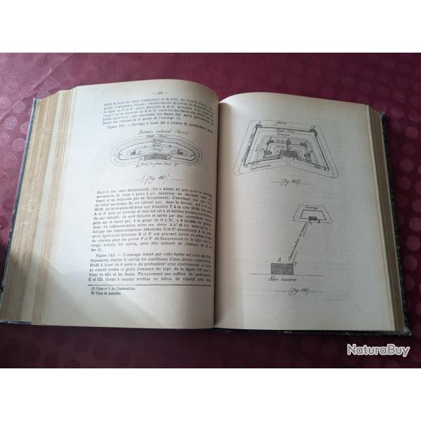Cours de Fortification de l'Ecole Sp�ciale Militaire 1891/ 1893 :