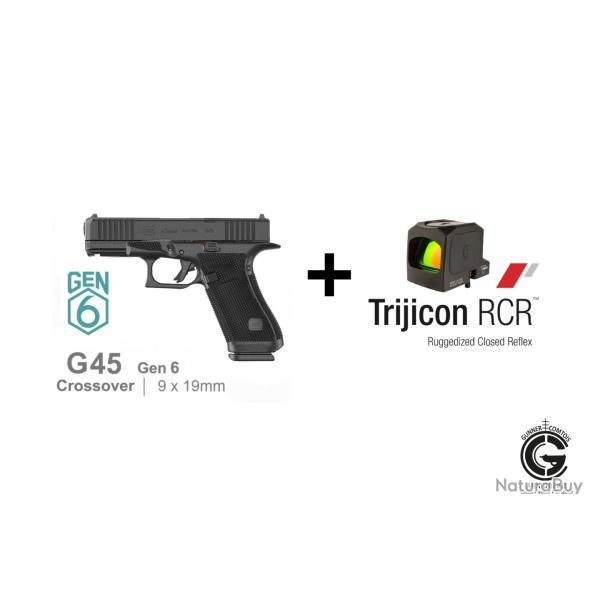 Pack Glock 45 GEN 6 et Trijicon RCR