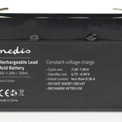 NEDIS BATTERIE PLOMB-ACIDE RECHARGEABLE 6V 10AH