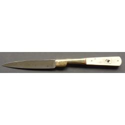 COUTEAU REGIONAL " VENDETTA VERITABLE CORSE par FARGE / SAINT JOANIS AINE &agrave; THIERS 1950