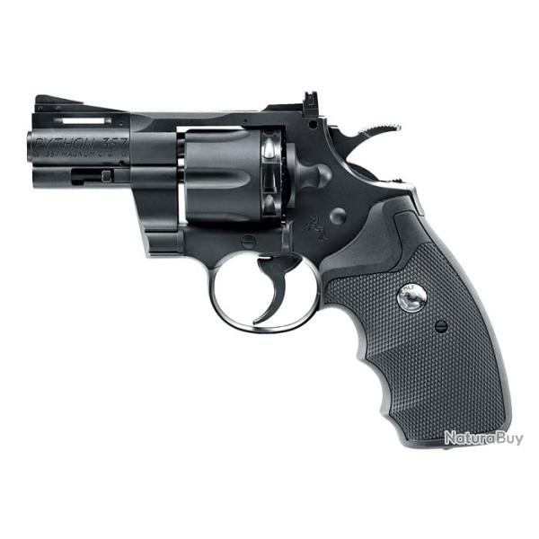 Revolver Colt Python noir 2,5" CO2 Cal. 4,5mm