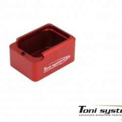 Pad +3/4 coups pour 2011 pour IPSC Open - TONI SYSTEM - Rouge