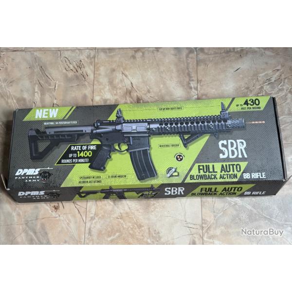1 x DPMS SBR 4.5mm Co2 full auto plus silencieux factice