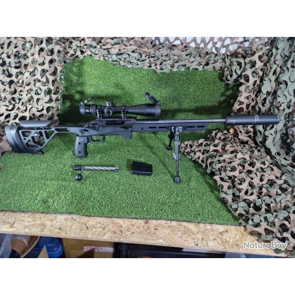 tikka t3x cal 6.5 creedmoor Pack silencieux + bipied + lunette