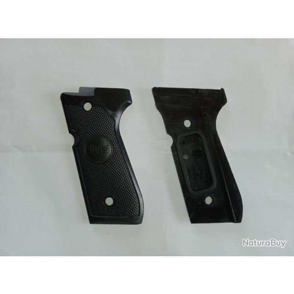 1 x Paire de plaquettes originale d'occasion Pistolet MAS g1 gendarmerie