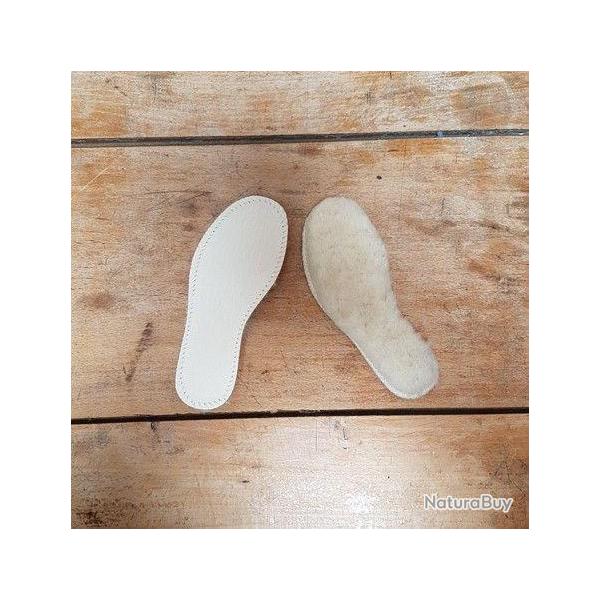 Semelles peau de mouton traitement v�g�tal Enfant 25 au 35 24