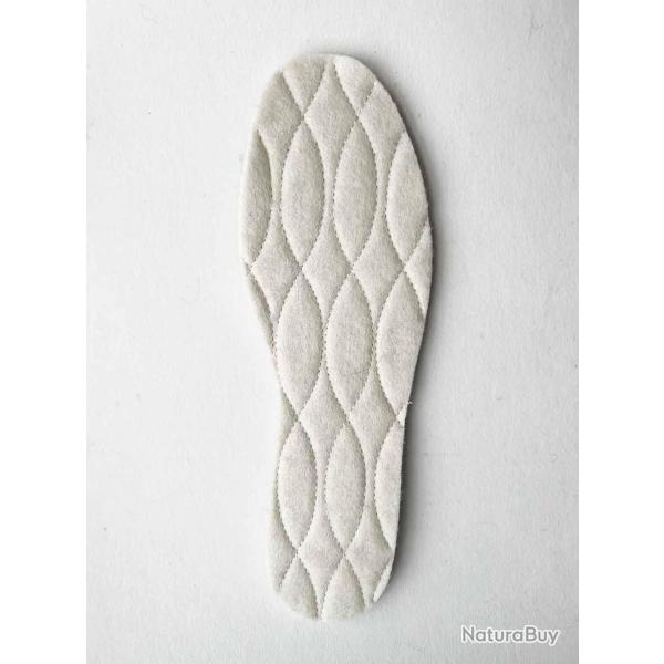Semelles grand froid feutre de laine et li�ge 45