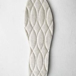 Semelles grand froid feutre de laine et li&egrave;ge 35