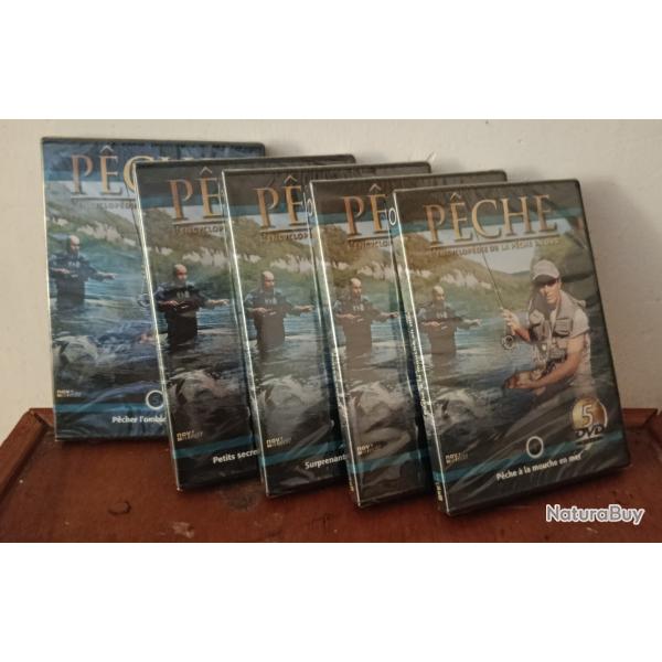 lot de 5 DVD "L'Encyclop�die de la P�che" - NEUF SOUS BLISTER