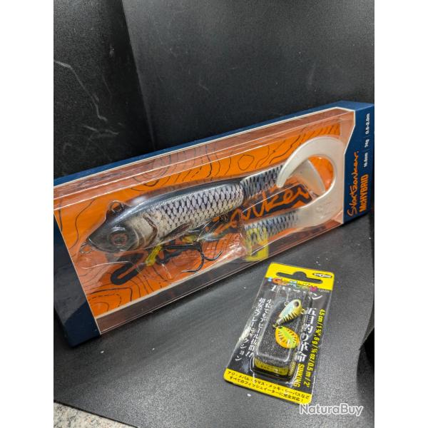 Lot 404 / Leurre ABU GARCIA  SVARTZANKER HYBRIDE + 1 STORM GOMOKU OFFERT / FISH AND FISHING.