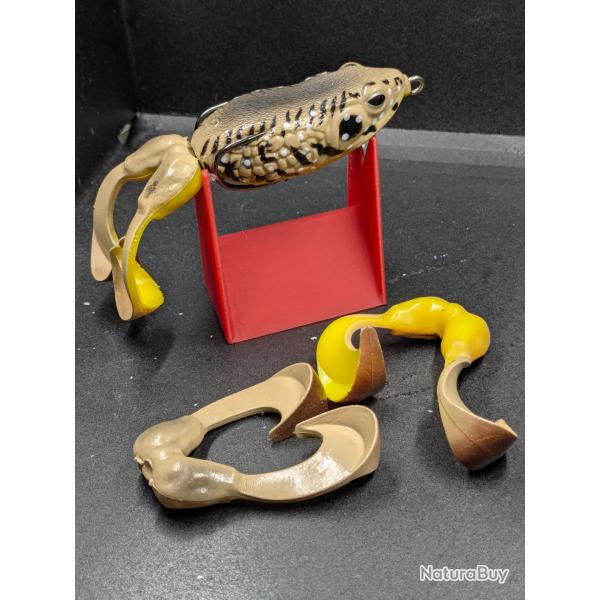 Lot 406 / Frog Molix+ 2 pattes de remplacement / FISH AND FISHING.