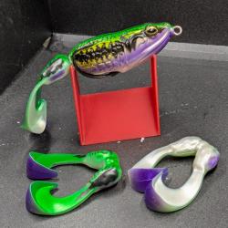 Lot 407 / Frog Molix+ 2 pattes de remplacement / FISH AND FISHING.