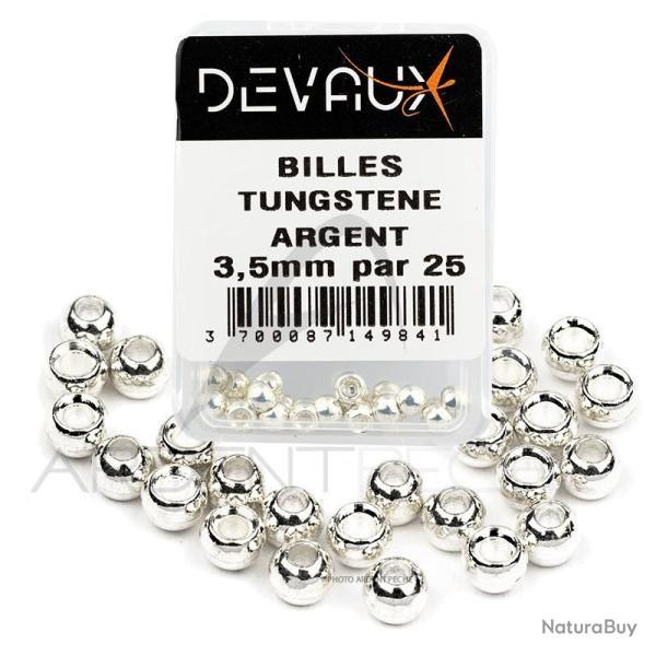 BILLES TUNGSTENE - ARGENT - 3.5MM - DEVAUX