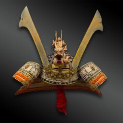 CASQUE de GUERRE appel&eacute; KABUTO, de type za-boshi - Japon - P&eacute;riode Meiji (1868-1910)