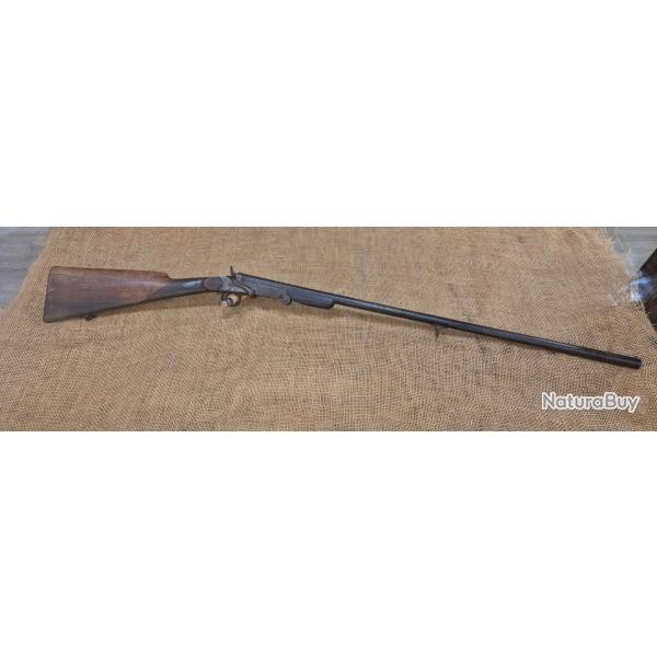 Fusil a chien monocoups calibre 24 braconnier pliant