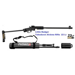 Carabine Pliante  LITTLE  BADGER  Takedown Xtr&ecirc;me Rifle 22 Lr