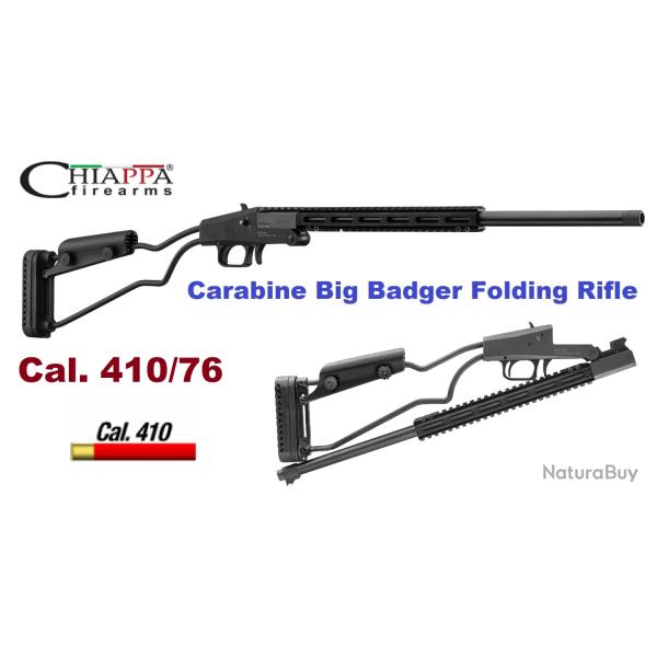 Carabine pliante Big Badger Folding Rifle - 410/76