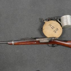 Carabine Krag mod&egrave;le 1898 transition canon miroir calibre 30-40 - Cat&eacute;gorie D -Certificat St Etienne