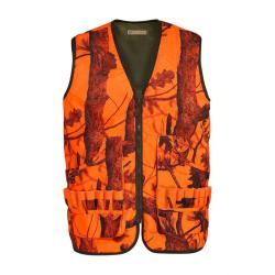 GILET DE CHASSE PERCUSSION SAVANE REVERSIBLE GHOST CAMO-XL