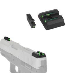 Hausse et Guidon Fibre Optique Taurus G3 - Verte | TXC ARMEMENT