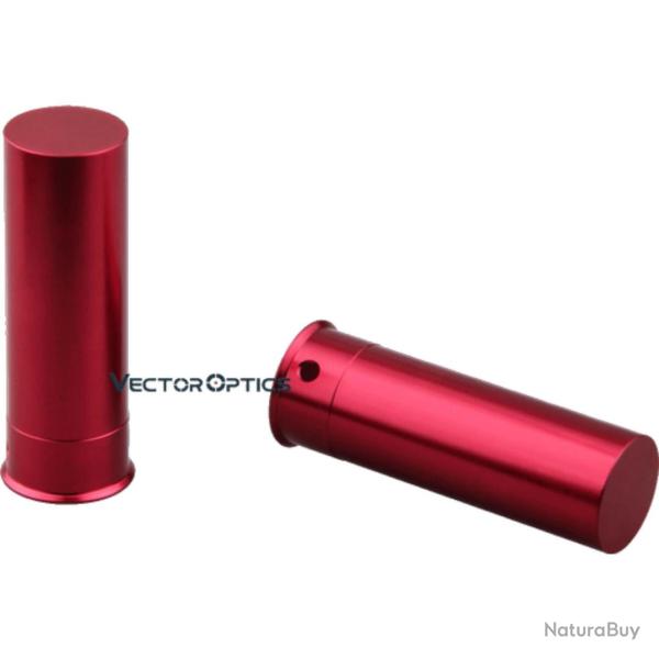 DOUILLE ENTRAINEMENT CAL .12 X2 - VECTOR OPTICS NEUF U ROUGE