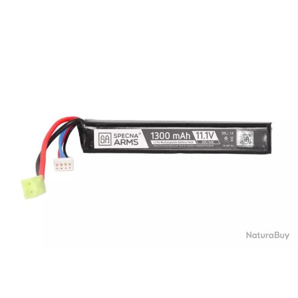 LI-PO 11.1V 1300MAH 1 STICK - SPECNA ARMS NEUF U NOIR