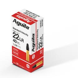 BOITE DE .22LR STANDARD VELOCITY SP 40 GR X50 - AGUILA
