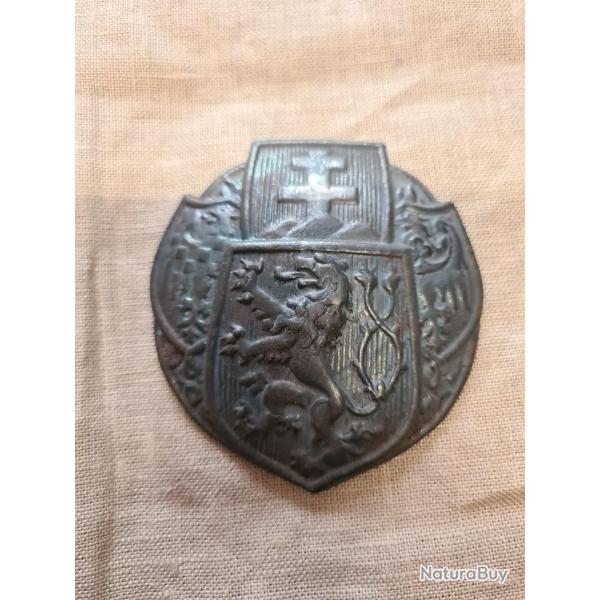Insigne, Attribut, tch�coslovaque mod�le 37, Rondache  De Casque Adrian (*22)